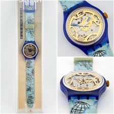 Swatch Automatic Mappamondo SAN101 1993 Vintage NOS Swiss Made