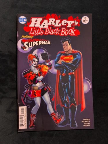 HARLEYS LITTLE BLACK BOOK #5 AMANDA CONNER HARLEY QUINN SUPERMAN VARIANT 1