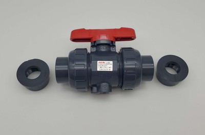 Asahi 1601010 1'' Ball Valve Type 21 PVC EPDM Seals 150 PSI