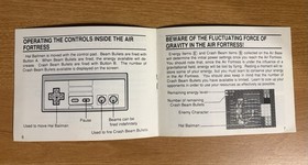 Air Fortress - Nintendo NES - Instruction Manual Booklet Only