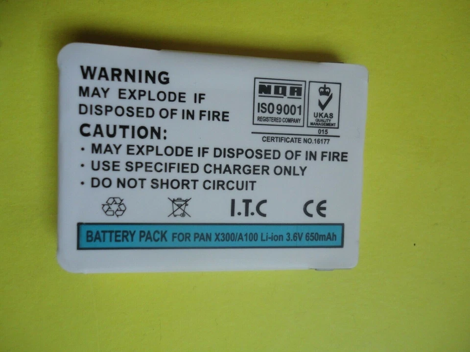 Panasonic X300-A100-A101-A102 Akku Batterie 1 Anschluss Hochwertig Kompatibel - Bild 1 von 1
