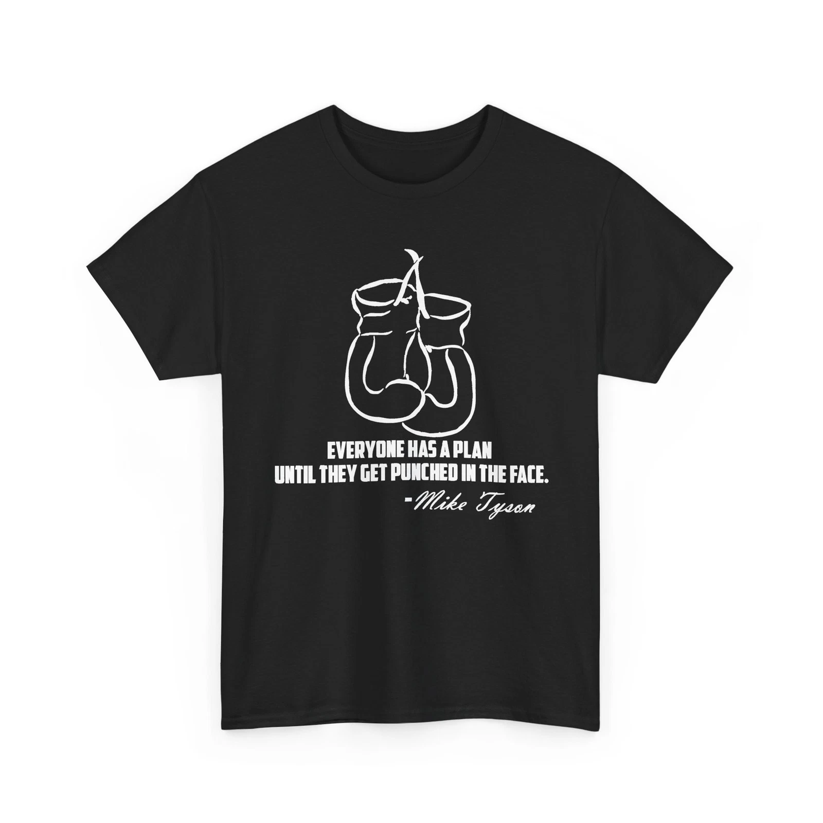 Boxing Gloves Punched in the Face Quote Unisex Heavy Cotton Tshirt
Opens in a new window or tab