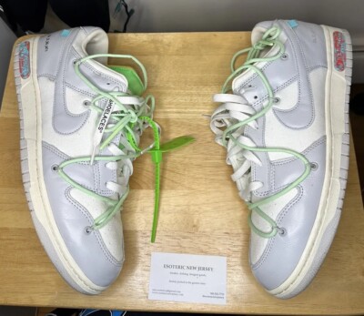 Size 14 Nike x Off-White Dunk Low 'Lot of 50' Original Box