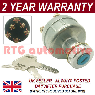 IGNITION STARTER SWITCH FOR DAEWOO DIGGER EXCAVATOR WIRING INSTRUCTIONS INCLUDED