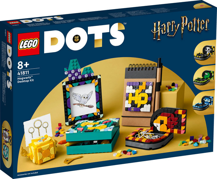 Lego DOTS Harry potter 41811 Kit da scrivania di Hogwarts