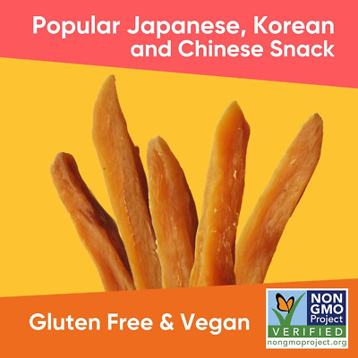 Dried Sweet Potato Sticks (Pack of 5), 1 Ingredient Superfood Snack, Healthy,...