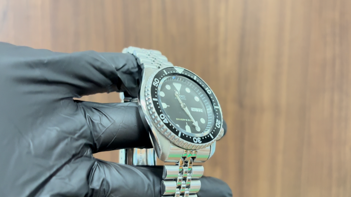 N MINT] ▶️SEIKO Black Boy 7S26-0020 SKX007 Divers 200m