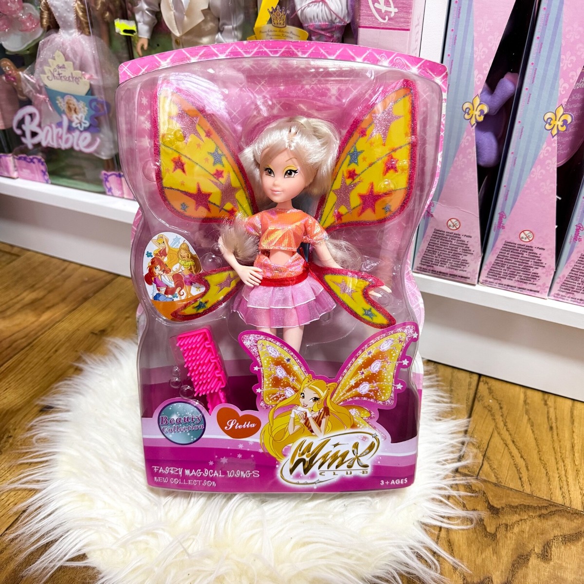 Winx Club Witty - Believix Fairy Stella NIB Fluttering Wings