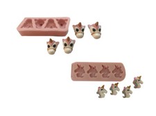 2 SILIKONOWE FORMY JEDNOROŻCE, JEDNOROŻEC, silikonowa forma pieczywa dekoracja ciasta  