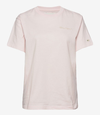  T Shirt Champion Eco FutureNachhaltig Pastell Rosa Größe XS Bio Baumwolle
