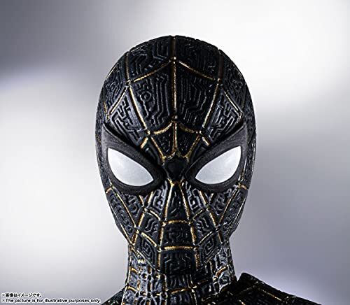 BANDAI S.H.Figuarts SPIDER-MAN BLACK & GOLD SUIT No Way Home 20927 JAPAN IMPORT - Picture 8 of 12