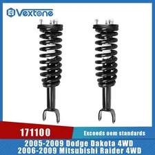 2X Front Struts for 2006-2009 Dodge Dakota Mitsubishi Raider 4WD w/Coil Springs