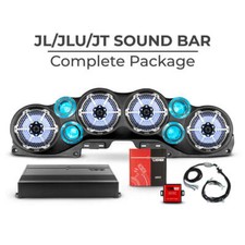 DS18 Complete Sound Bar for Jeep JL/JT Gladiator Marine Speakers with RGB Lights