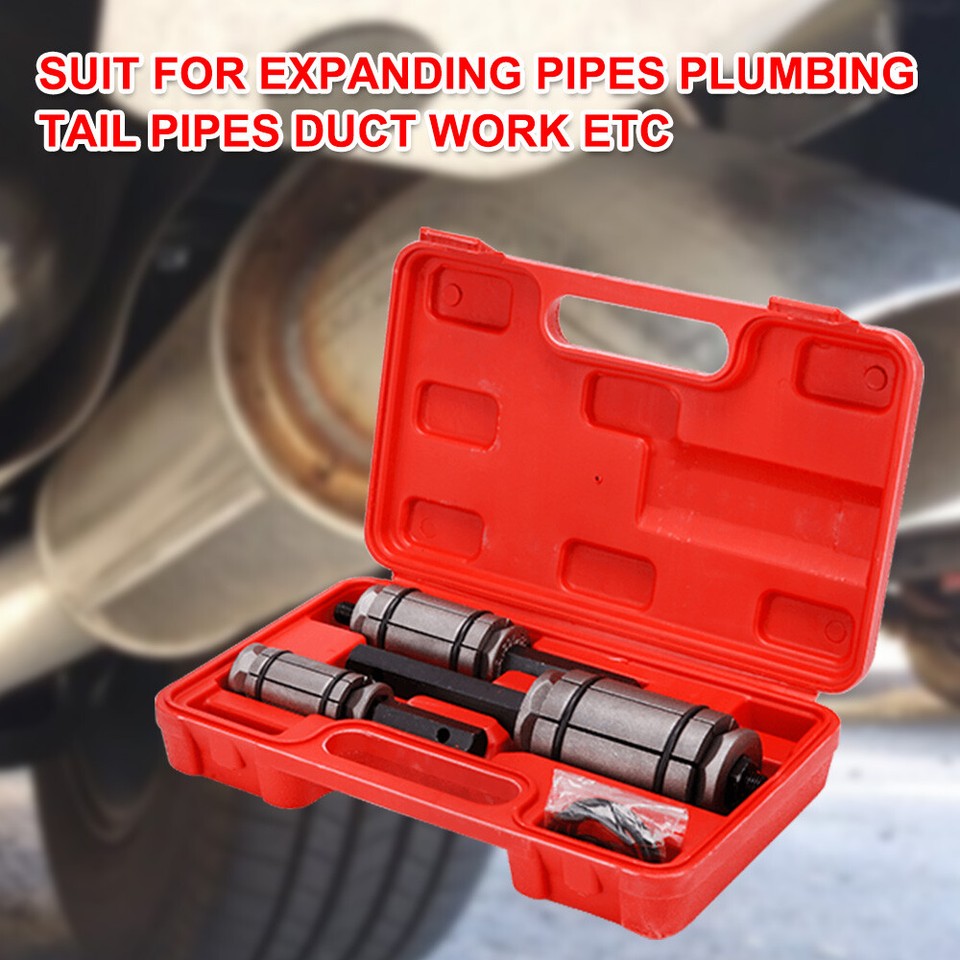 3 Pcs Tail Pipe Expander Set Muffler Exhaust Pipe Dent Auto Remover ...