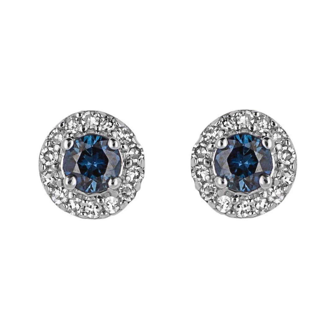 Ebay sapphire hotsell earrings