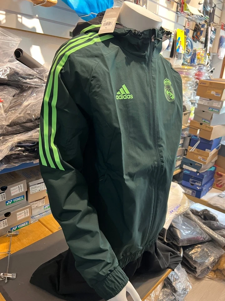 Adidas Real Madrid Condivo 22 All-Weather Men's Jacket [L] Asia-Fit NWT HD1223 - Image 4 of 4