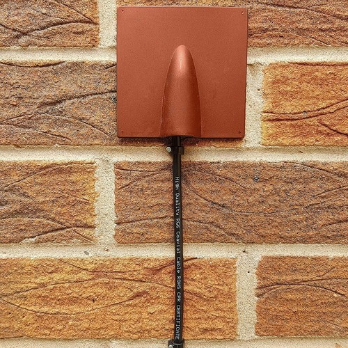 10 x Brown Brick Buster / Ausblasplatte 10x10cm Satellitenantenne Kabel Ordnung C... - Bild 4 von 4