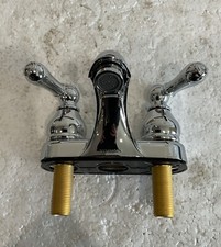 Symmons Solid Bathroom Faucet Chrome W/ Drain Centerset SLC-4712-1.0