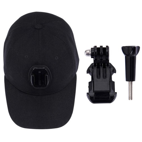 Baseball Cap Hat W/ Stand Holder Screw Mount For Gopro 8 7 6 5 4 3 For DJI Osmo