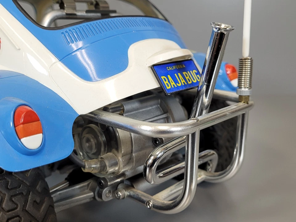 Aluminum Rear One Single Exhaust Tamiya 1/10 RC Sand Scorcher Super Champ Buggy - Image 3 of 4