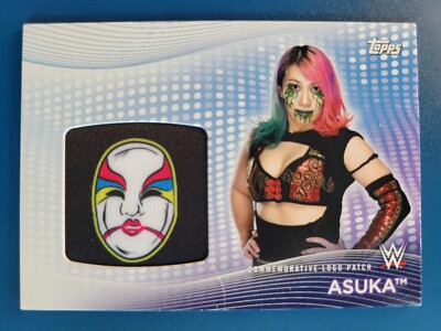 Asuka 2021 TOPPS WWE COMMEMORATIVE LOGO PATCH #D 159/199 | eBay