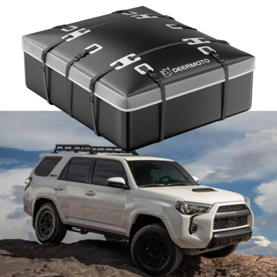 21 Cubic Feet Car Roof Top Cargo Carrier Bag Luggage Storage For