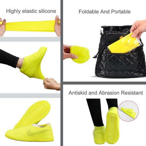 Reusable Waterproof Rain Shoe Covers Silicone Outdoor Rain Walking Shoes Cover - Picture 9 of 77