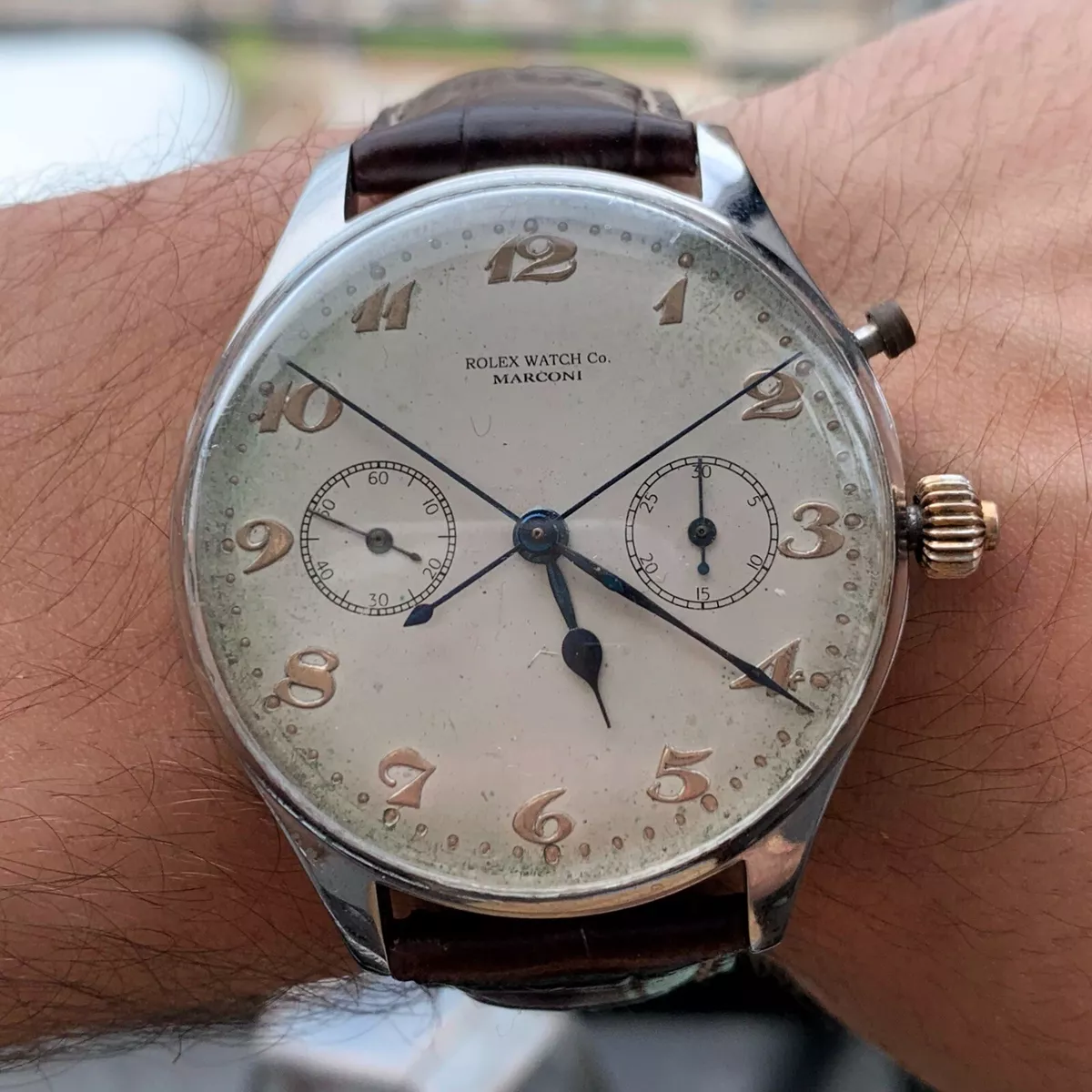 Rolex Rattrapante Split Second Chronograph Valjoux 55 eBay
