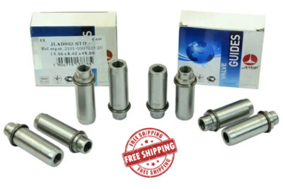 SET 8pcs VALVES GUIDE INLET AND EXHAUST KIT VAZ 2101 2103 2105 2106 2107 2121
