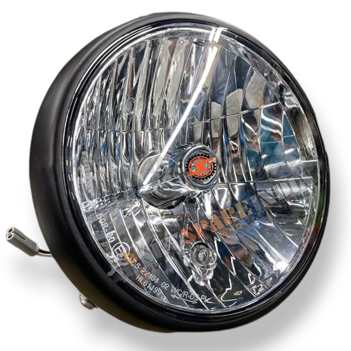 Phare Complet Avec Ampoules Pour Royal Enfield Hunter 350 - Neuf Sous Emballage
