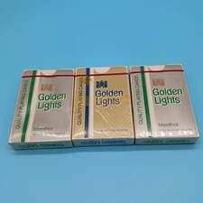 Vintage Golden Lights Cigarette Advertising Playing Cards
