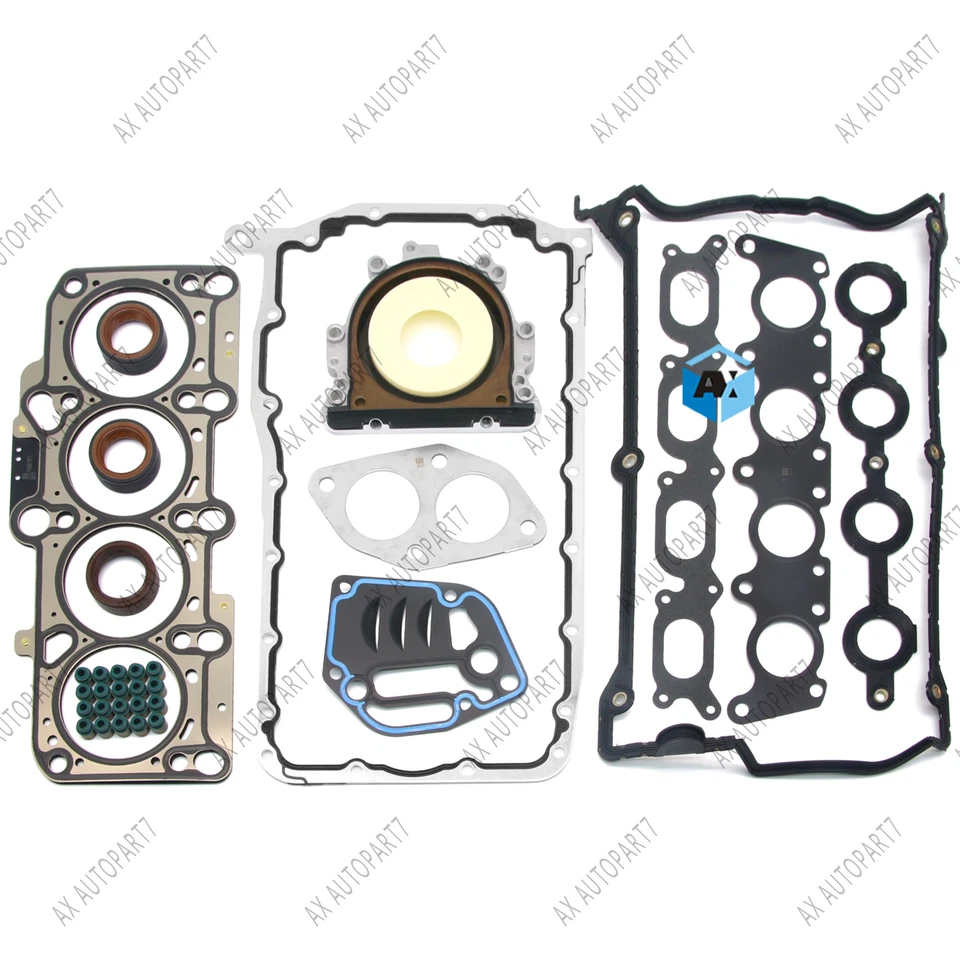 MAHLE Engine Cylinder Head Gasket Repair Kit For VW Jetta Passat Audi A4 1.8T - Imagem 2 de 4