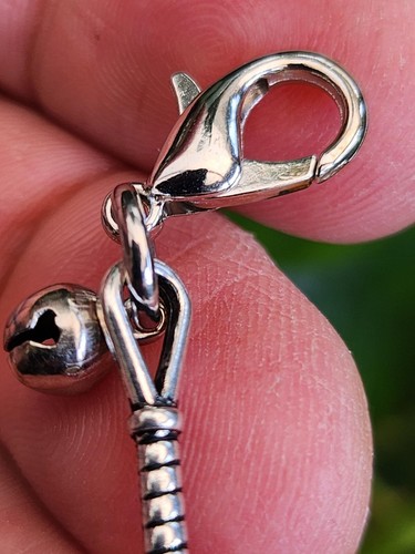 Collar Charm Cat Dog Thors Hammer Viking Hammer Purse Charm Bell With Clip Uk - Picture 15 of 24