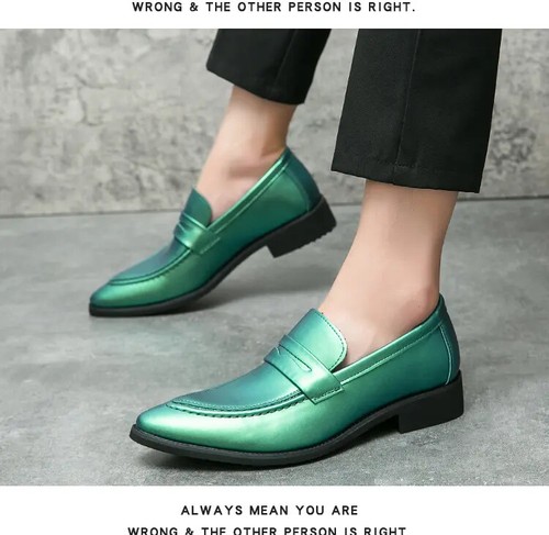 Men’s Dress Leather Formal Shoes Leather Shoe Slip On Men Loafers Shoes Men - Bild 6 von 15