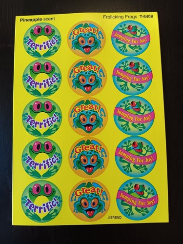 SCRATCH N SNIFF *YOU CHOOSE* SCENTED STICKER SHEET - REWARD STICKERS - SCRAPBOOK - Picture 18 of 39