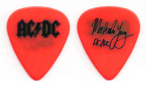 AC / Dc Malcolm Jeune Signature Rouge/Noir Guitare Pick - 1996 Ballbreaker Tour - Zdjęcie 1 z 1