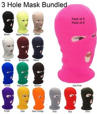 3 Hole Full Face Mask Ski Mask Winter Cap Balaclava Outdoor Beanie Tactical Hat
