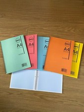A4 GRAPH PAPER 1MM 5MM 10M SQUARED NOTEBOOK SPIRAL BOUND 60 PAGES QUALITY PAPER 