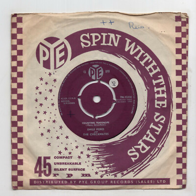 (L384) Emile Ford & The Checkmates, Counting Teardrops - 1960 - 7'' vinyl