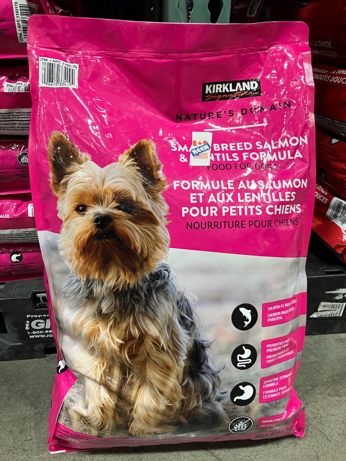 AiWaWa CA, Nature&rsquo;s Domain Small Dog Breed Salmon & Lentils Formula, 9.07 kg