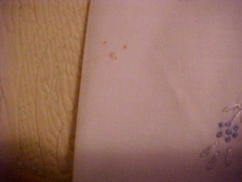 Vintage Pillowcases w/ Embroidered Flower Hearts - Picture 3 of 3