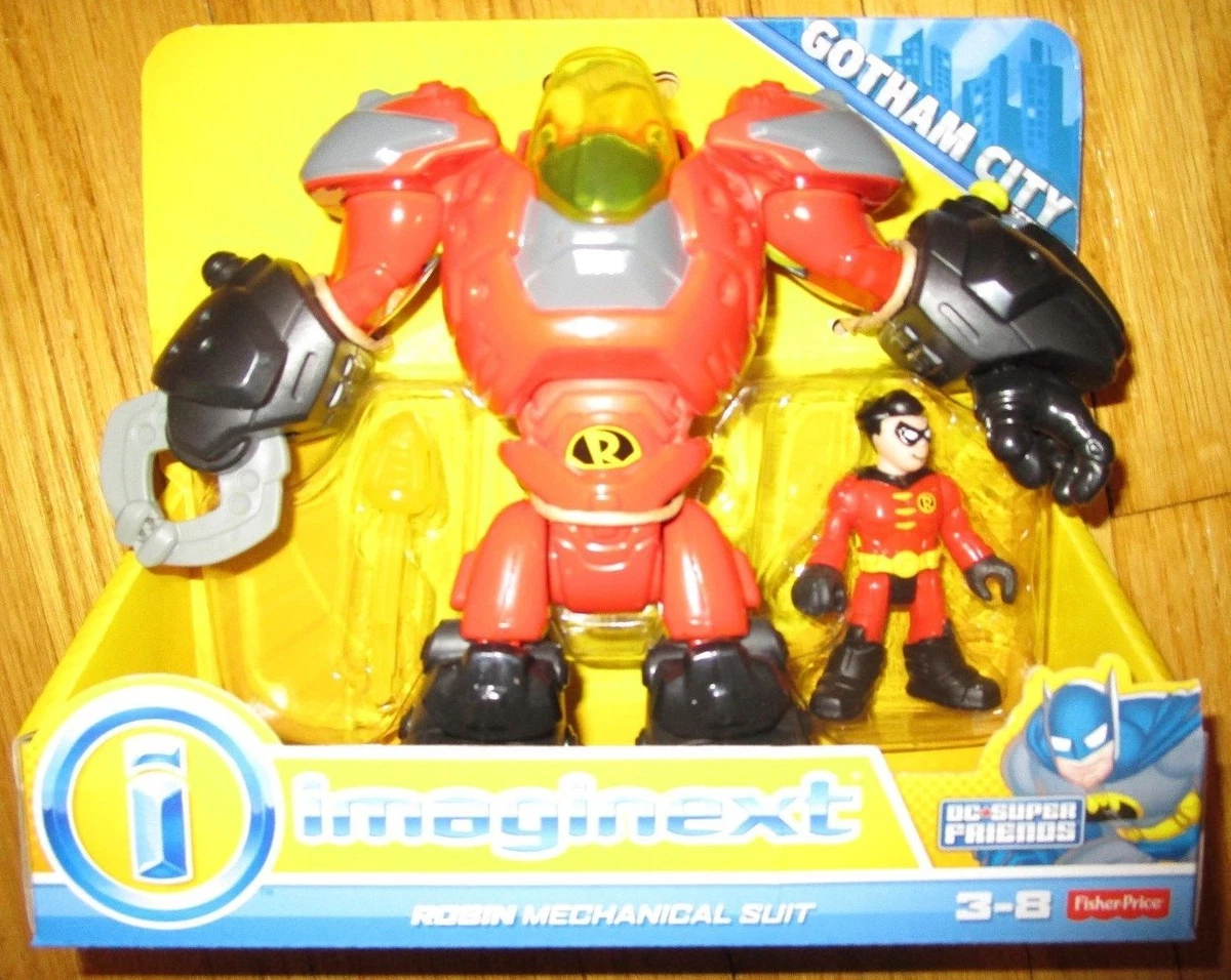 Imaginext ROBIN MECHANICAL SUIT DC Super Friends FIGURE GOTHAM