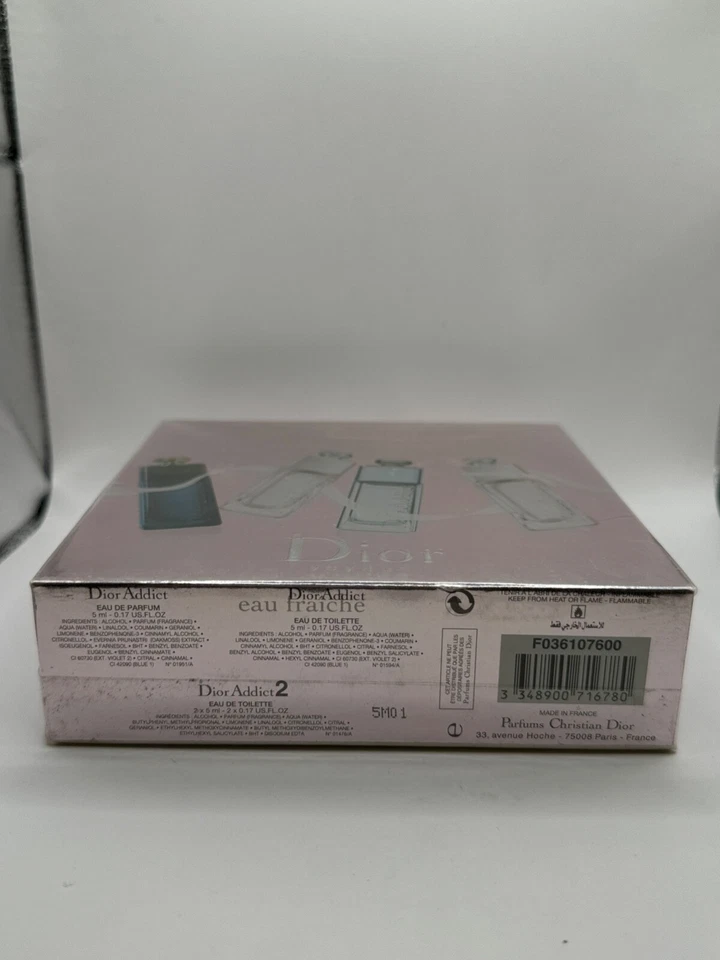 DIOR ADDICT COLLECT IT BY CHRISTIAN DIOR 5ML MINI X4 EDT & EDP SPLASH - Imagem 2 de 4