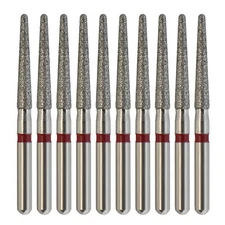 Dental Diamond Burs High Speed Polishing FG Round End Taper 856/016F Fine Grit