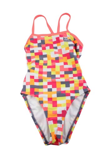 Harry Bear Badeanzug Mädchen - Bunter Ombre Schwimmanzug Mit Goldglitzer Für Pool & Strand