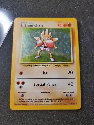 Pokemon WOTC Hitmonchan 7/102 Base Set UNLIMITED Holofoil Rare LP 2 | eBay Pokemon WOTC Hitmonchan 7/102 Base Set UNLIMITED Holofoil Rare LP 2 | eBay