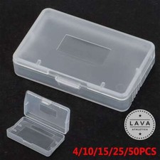 4-50x Clear Cartridge Cases For Nintendo Game Boy Advance GBA Games Dust Covers