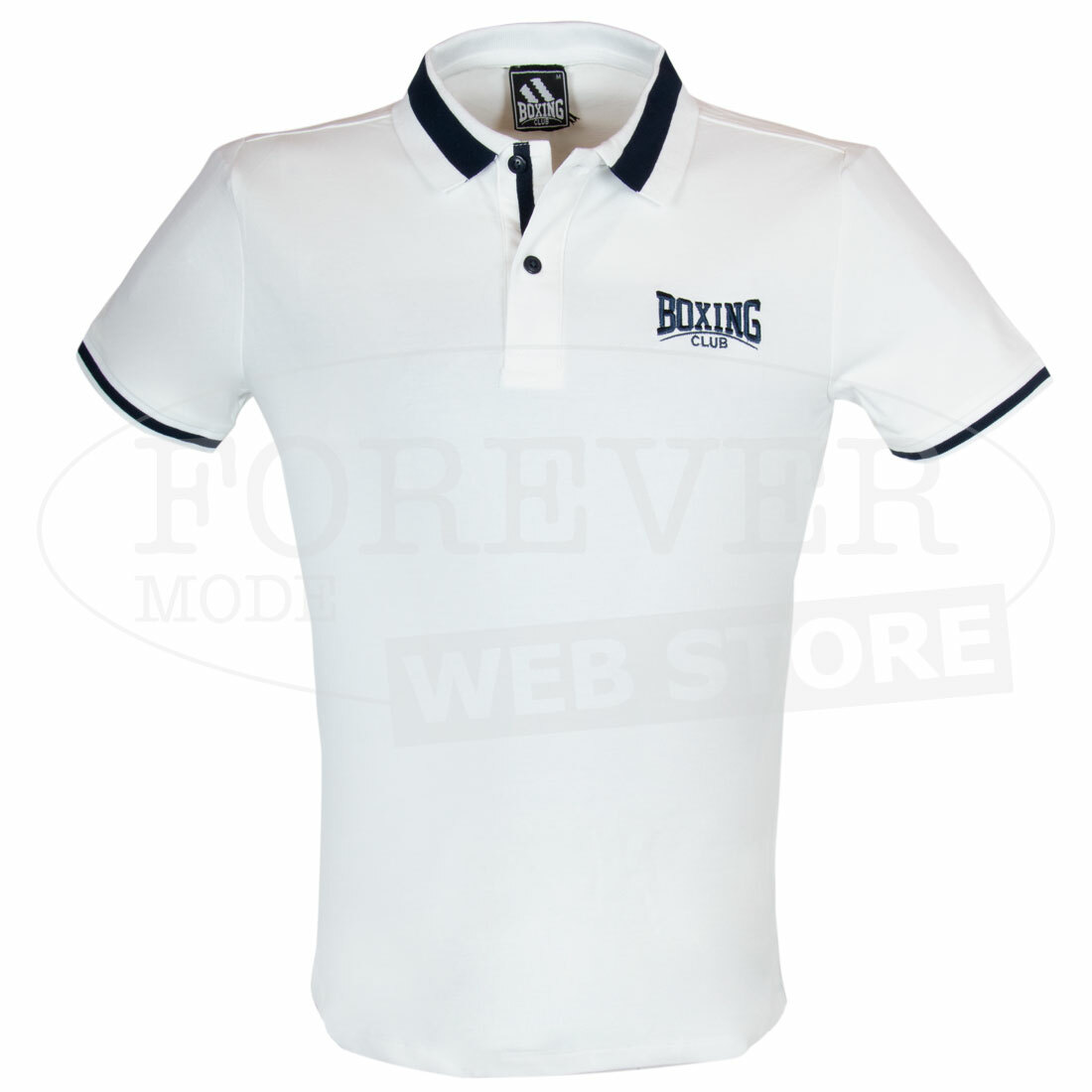 Men's Pole Boxing Club with Logo Embroidered And Ruler On Neck And