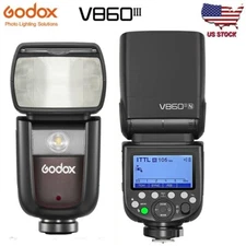 Godox V860III-N 2.4G TTL HSS Shoe Mount Flash Speedlite Light For Nikon Camera