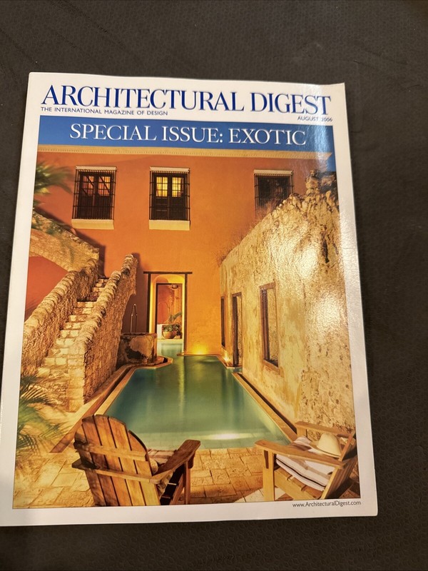 Architectural Digest Magazine August 2006 Good World's Top Architects